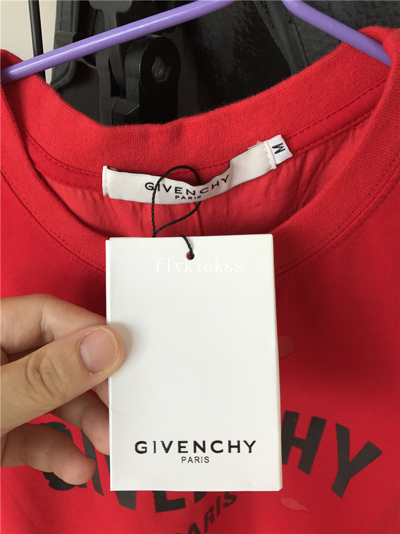 Givenchy Red Tshirt